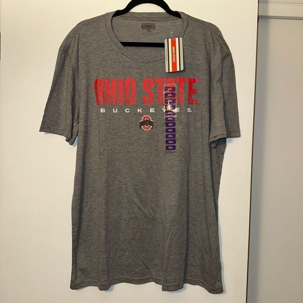 Ohio State University OSU Unisex Gray Graphic Tee Size XXL NWT